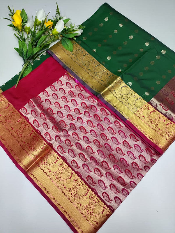 Mayuri pattu (Christmas Offer) PM08+Jute Bag Free