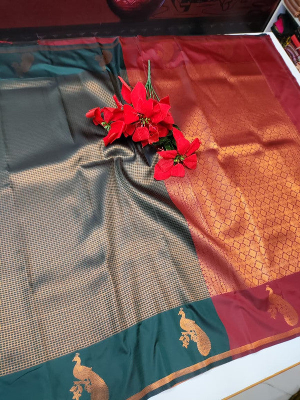 Mayil Muthukattam Saree MTT15