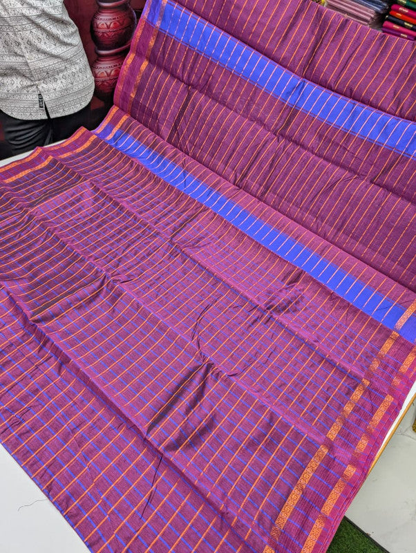 Kalyani Checked Saree KD02