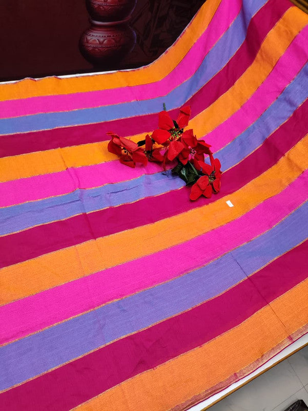 Jaipur Rainbow Saree EB09