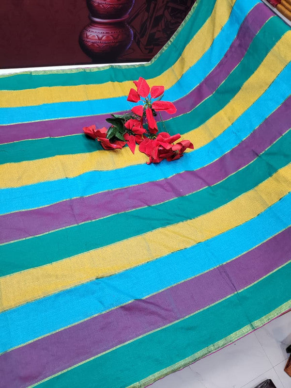 Jaipur Rainbow Saree EB18