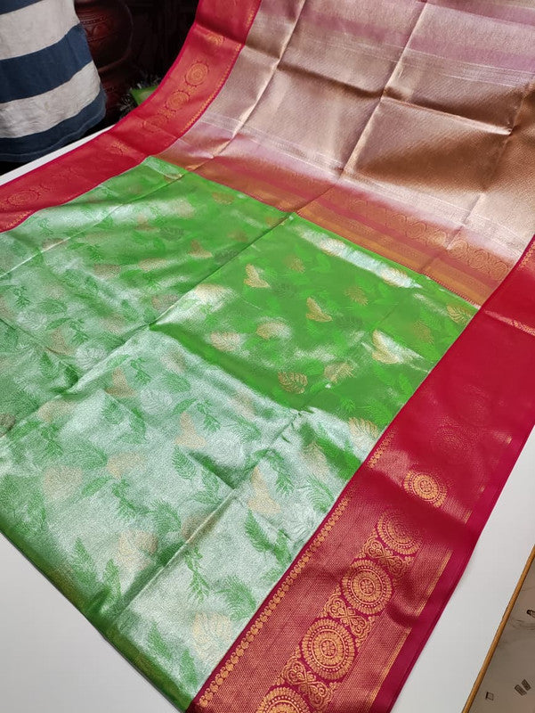 Offer Mirror Tissue Saree OT62