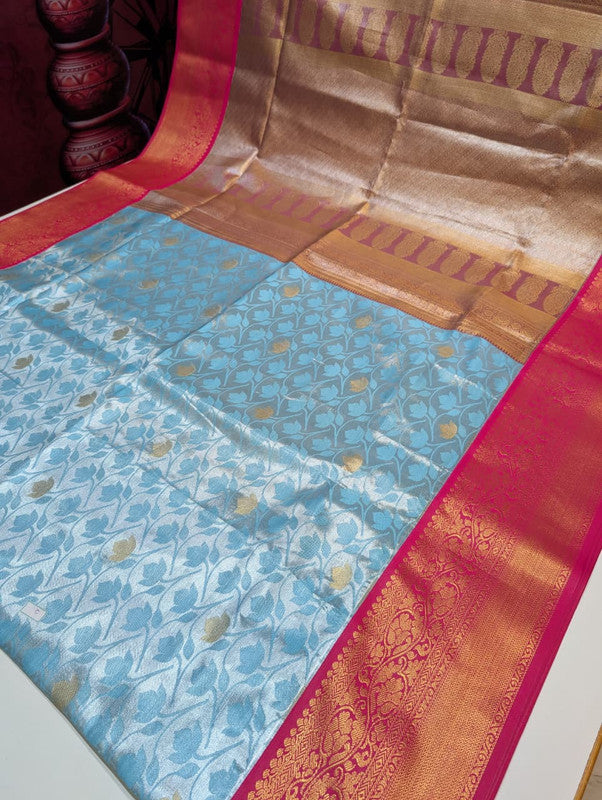 Offer Mirror Tissue Saree OT103