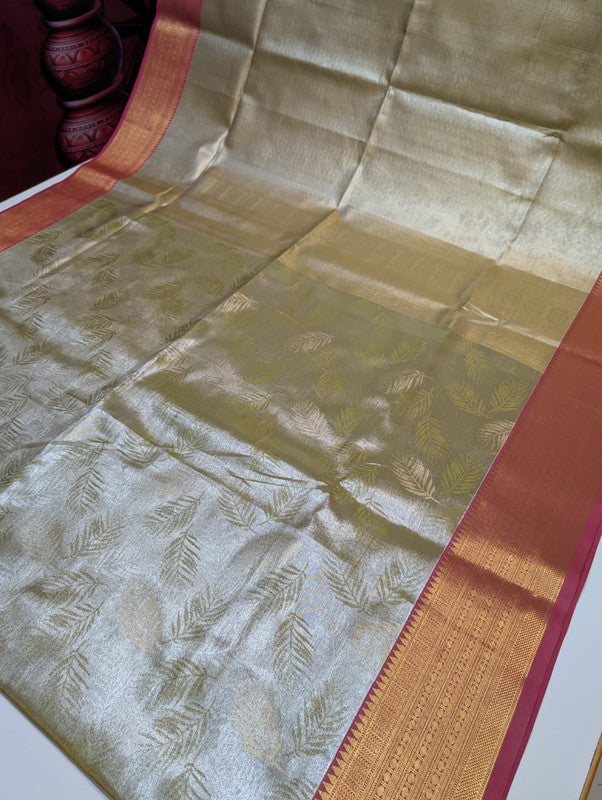 Offer Mirror Tissue Saree OT104