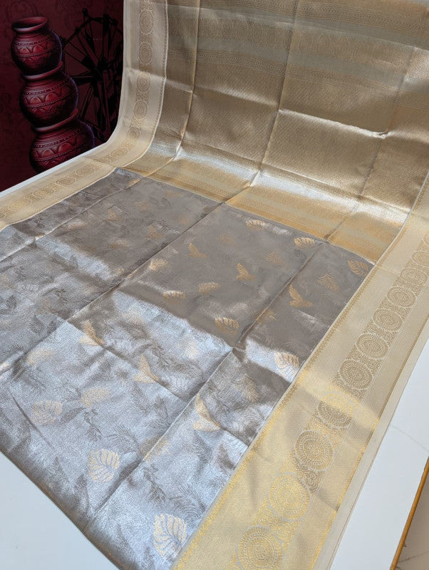 Offer Mirror Tissue Saree OT107