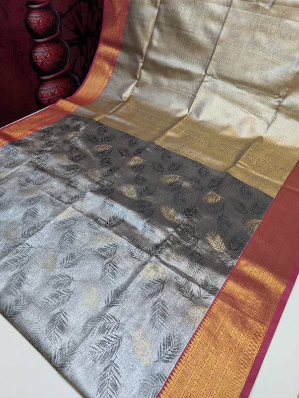 Offer Mirror Tissue Saree OT109