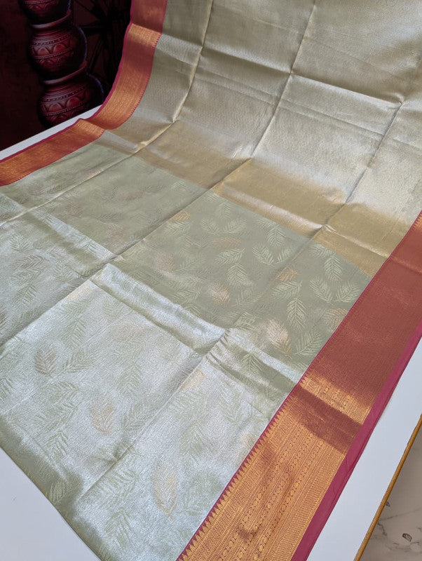 Offer Mirror Tissue Saree OT110