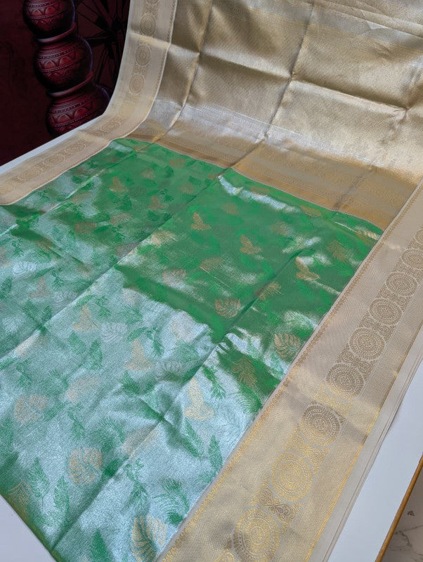 Offer Mirror Tissue Saree OT116