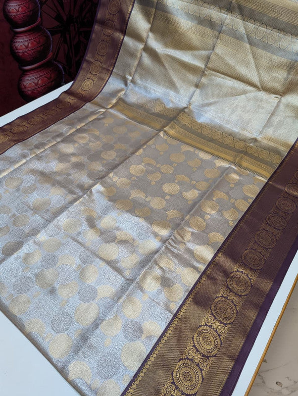 Offer Mirror Tissue Saree OT119