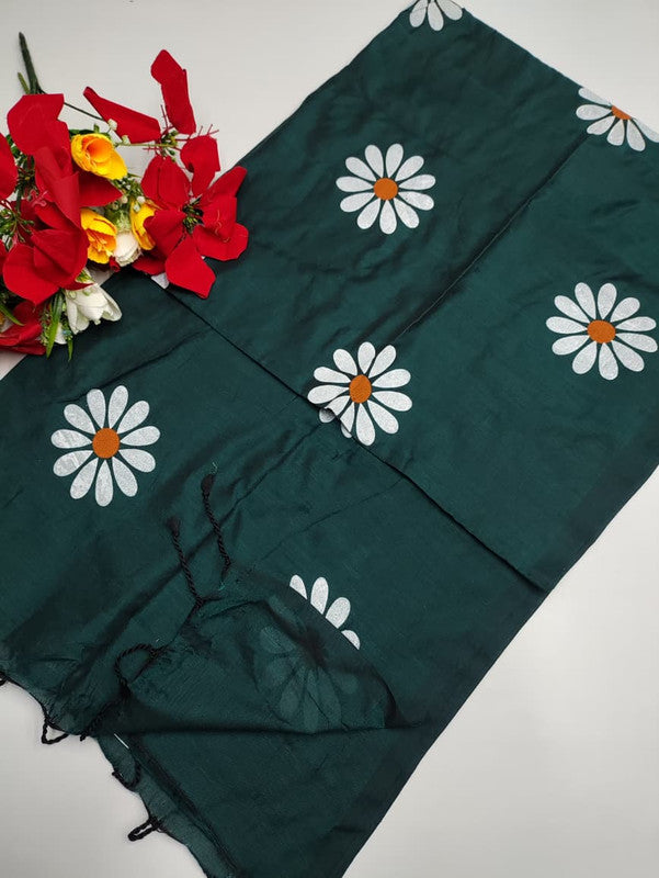 Jaipur Kadhi Floral Saree JE58