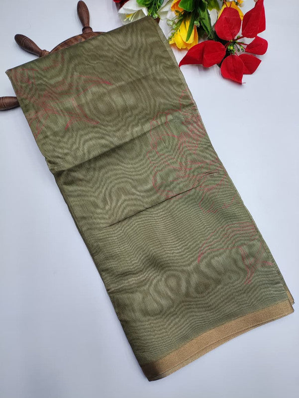 Baandhini Linen Saree MD46