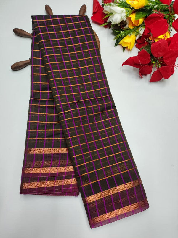 Kalyani Checked Saree KD177