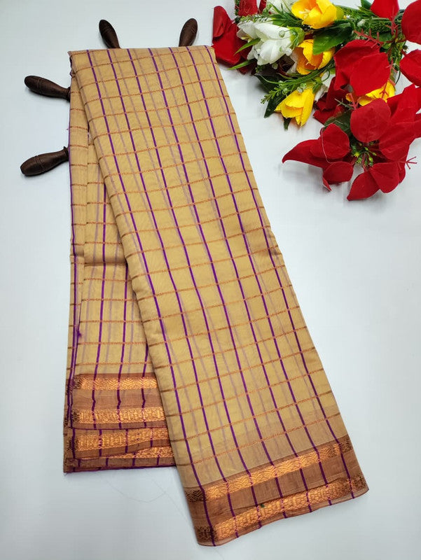 Kalyani Checked Saree KD187