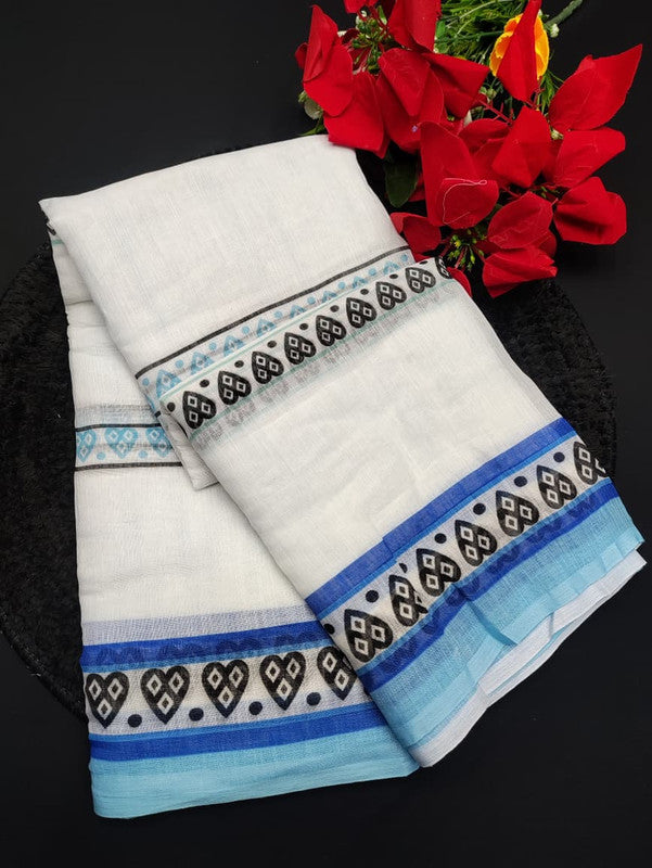 White Leaf Saree WL24