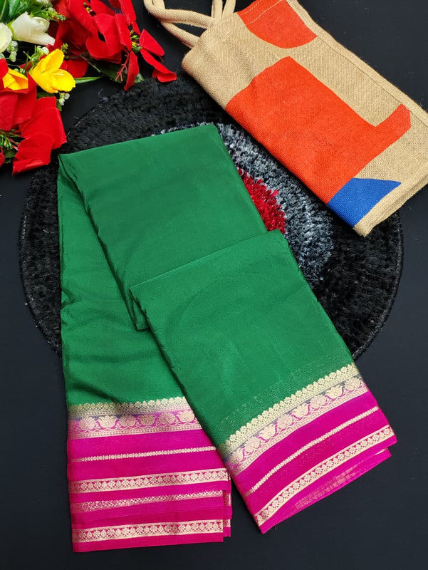Mysore Crepe Silk + Jute Bag MS87
