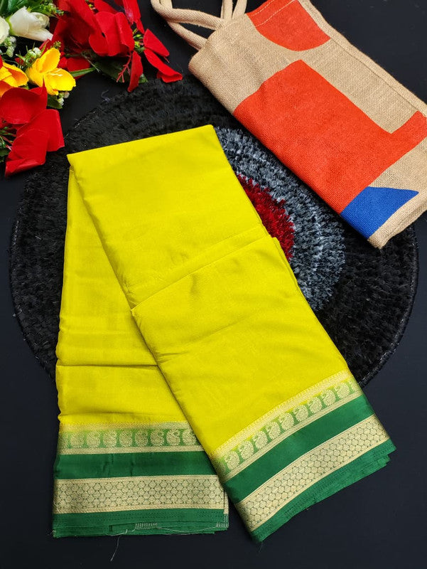 Mysore Crepe Silk + Jute Bag MS98