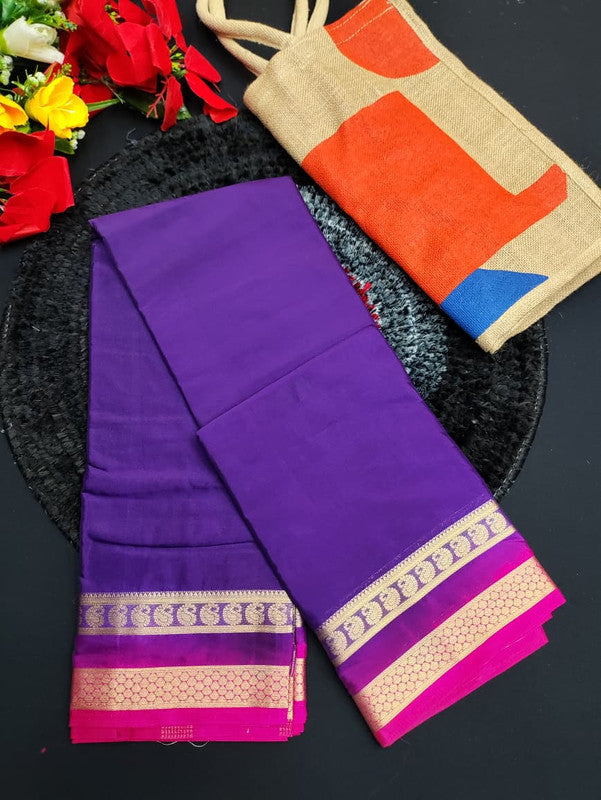 Mysore Crepe Silk + Jute Bag MS113