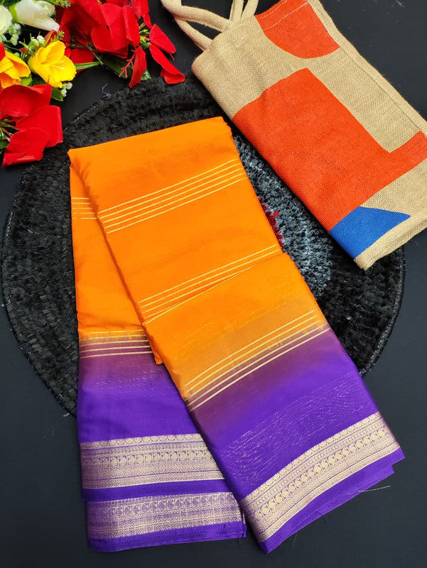Mysore Crepe Silk + Jute Bag MS120