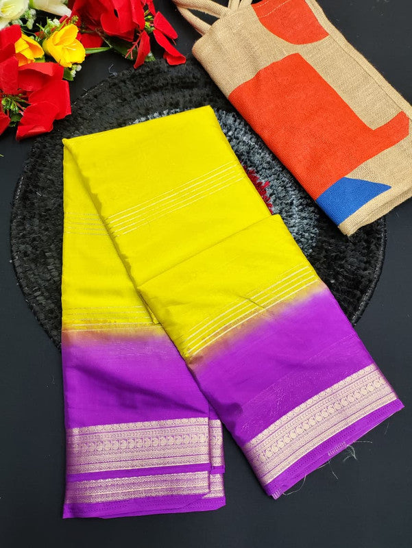 Mysore Crepe Silk + Jute Bag MS123