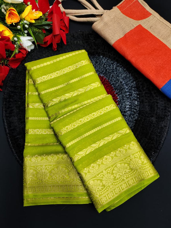 Mysore Crepe Silk + Jute Bag BT-1 MS145