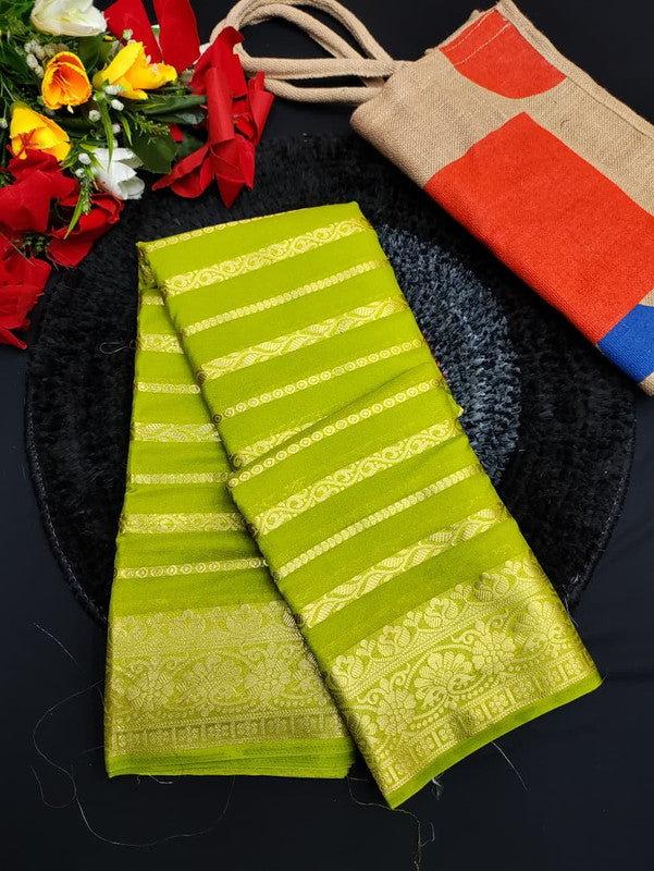 Mysore Crepe Silk + Jute Bag BT-1 MS162