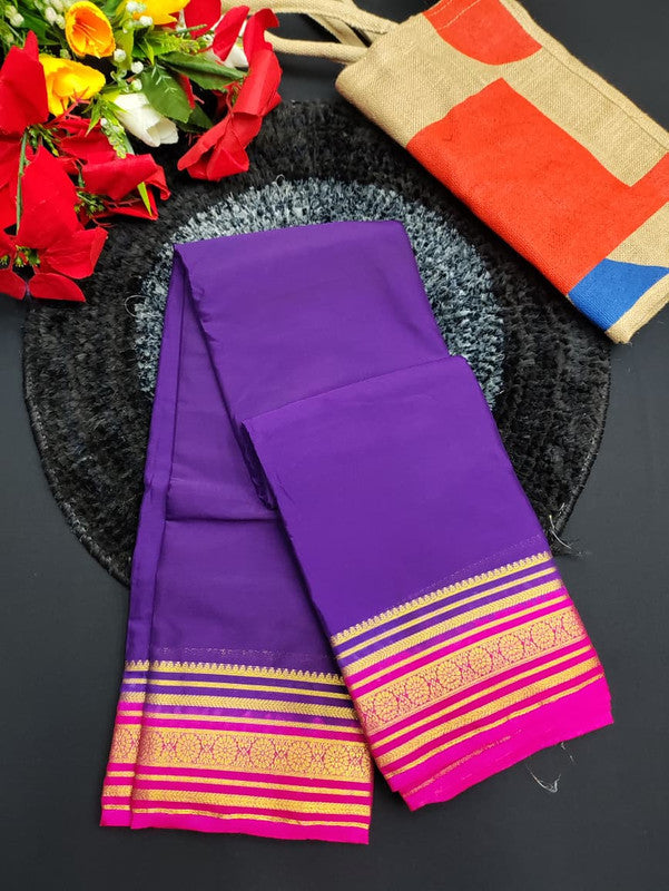 Mysore Crepe Silk + Jute Bag BT-1 MS195