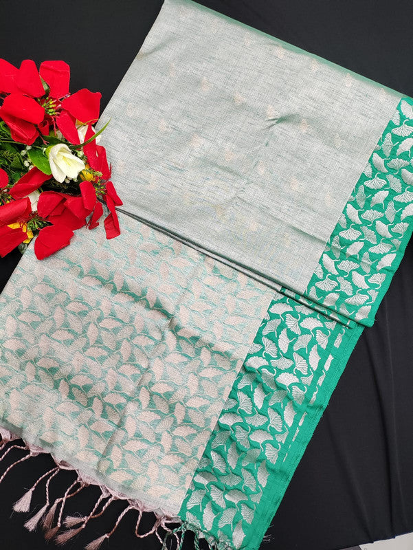 Slub Tissue Saree STS02