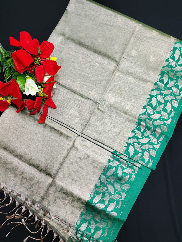 Slub Tissue Saree STS03