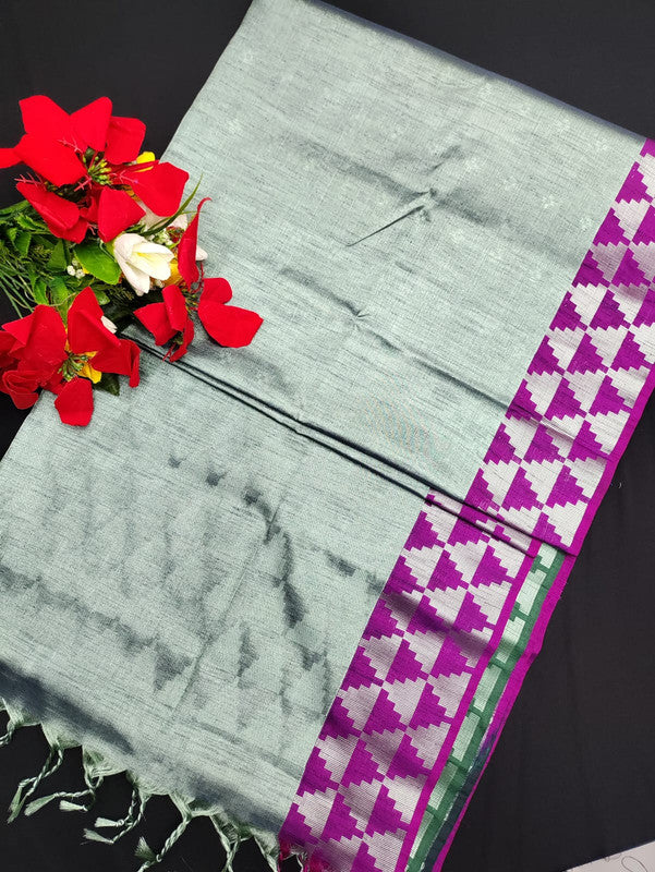 Slub Tissue Saree STS07