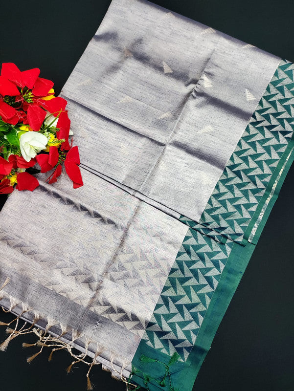 Slub Tissue Saree STS10