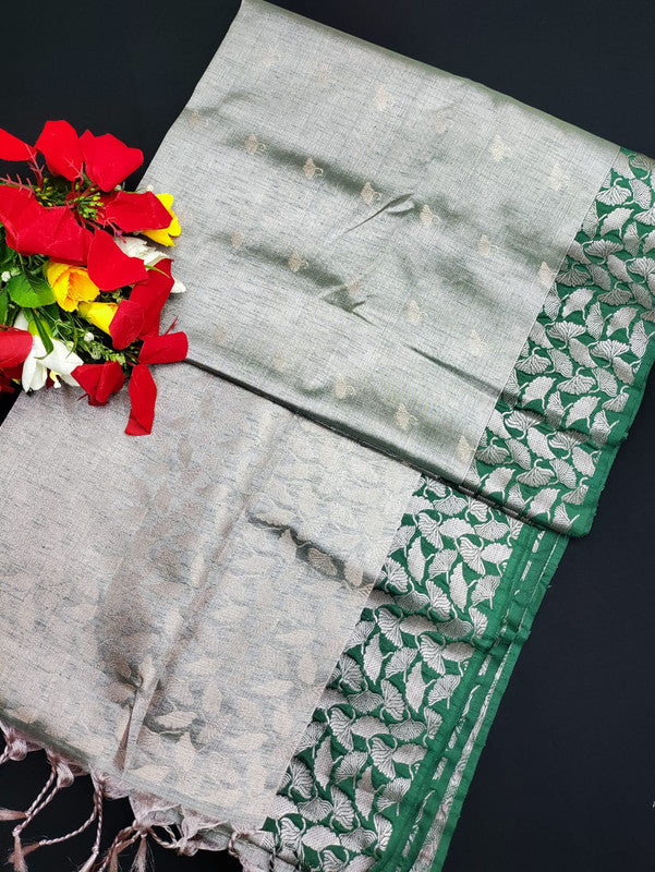 Slub Tissue Saree STS14