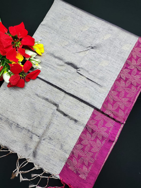 Slub Tissue Saree STS19