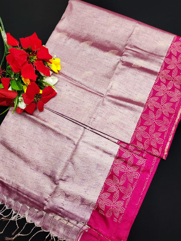 Slub Tissue Saree STS21