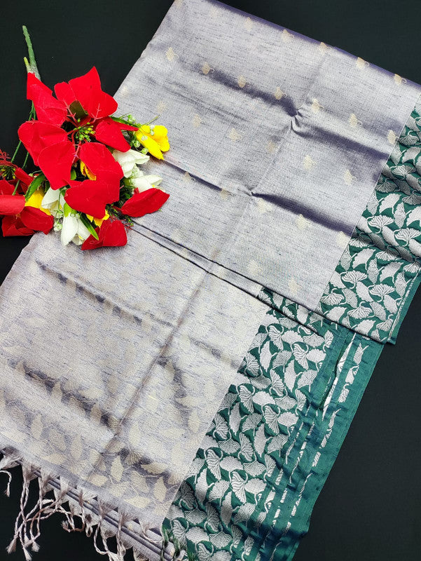 Slub Tissue Saree STS37