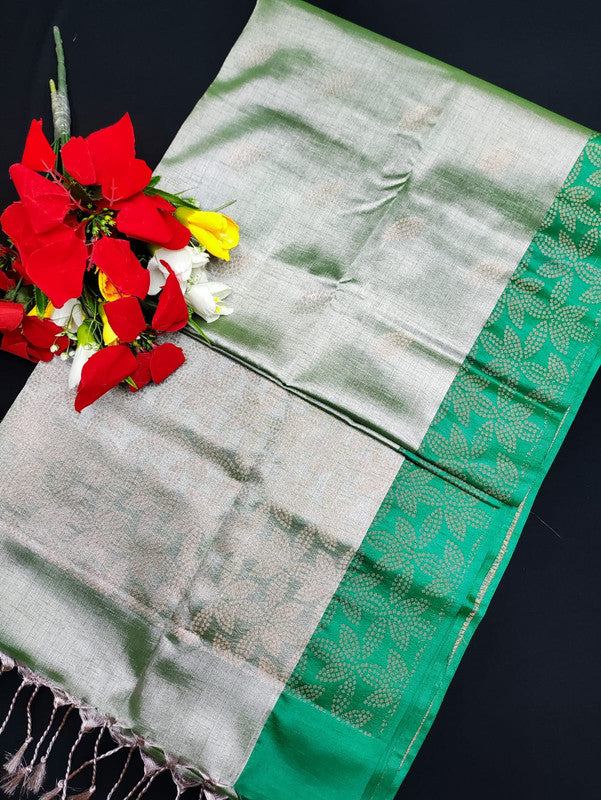 Slub Tissue Saree STS40