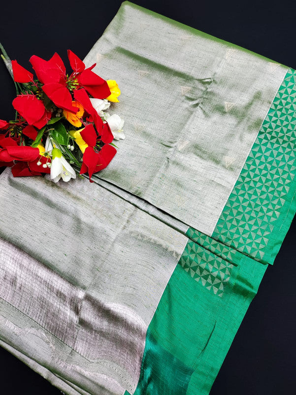 Slub Tissue Saree STS41