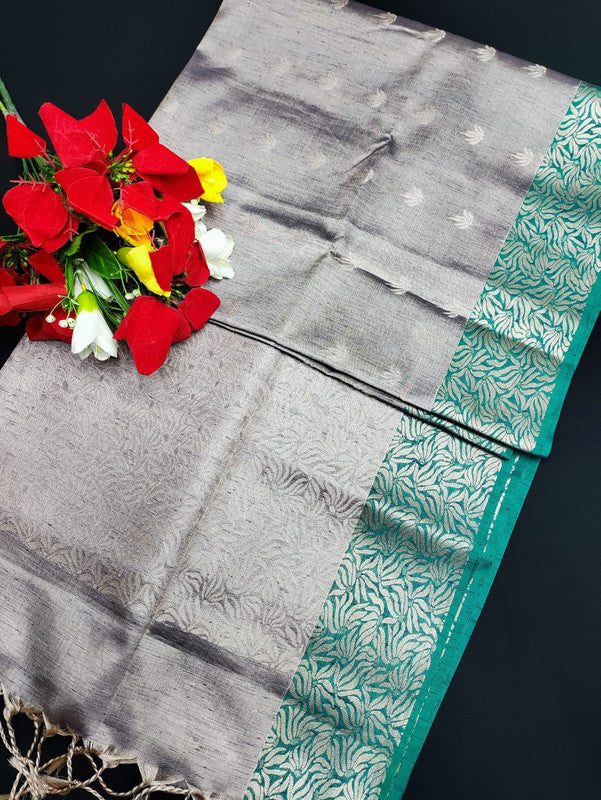 Slub Tissue Saree STS42