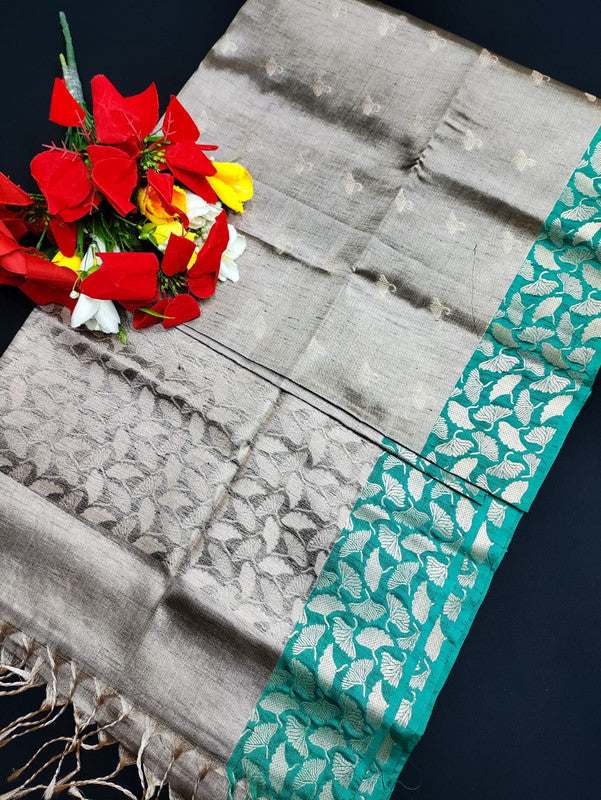 Slub Tissue Saree STS48