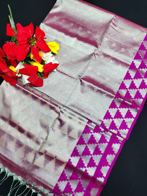 Slub Tissue Saree STS62