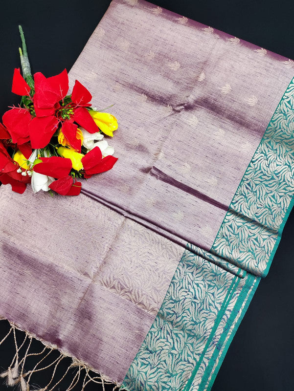 Slub Tissue Saree STS63