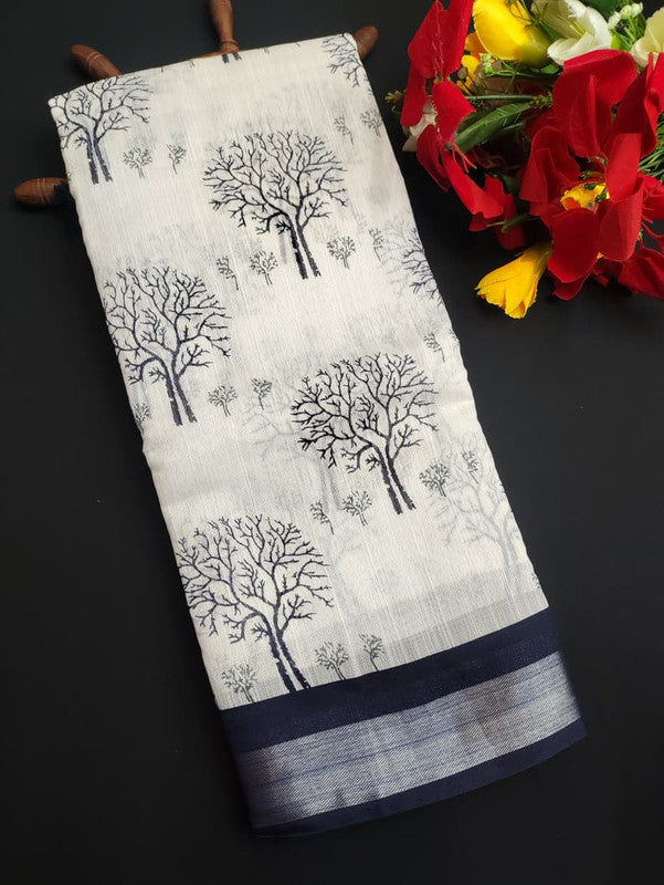 Summer Cool Printed  Saree SE09