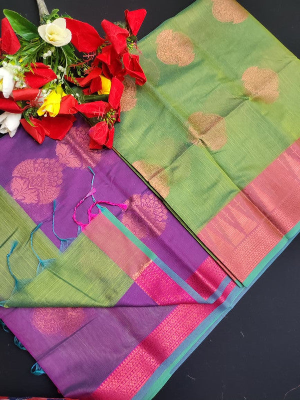 Slub Cotton Saree SLC75