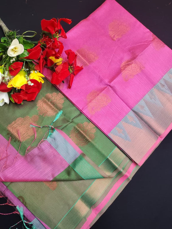 Slub Cotton Saree SLC86