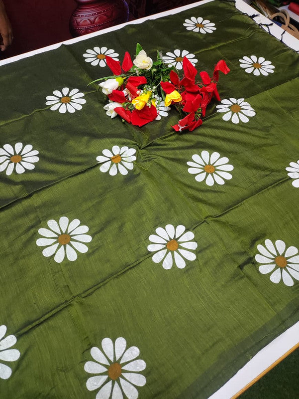 Jaipur Kadhi Floral Saree JE86