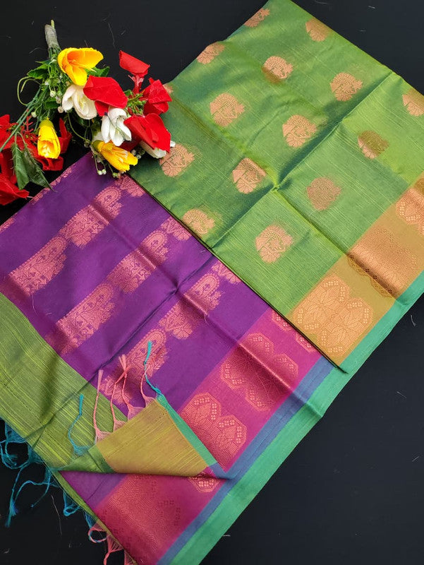 Slub Cotton Saree SLC115