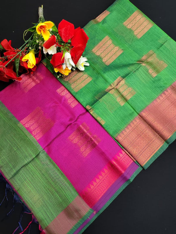 Slub Cotton Saree SLC122