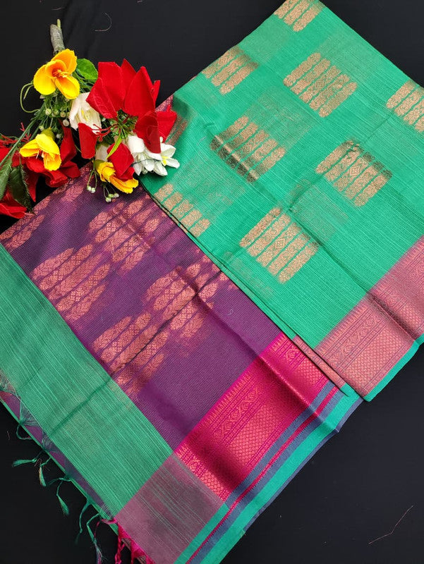 Slub Cotton Saree SLC127