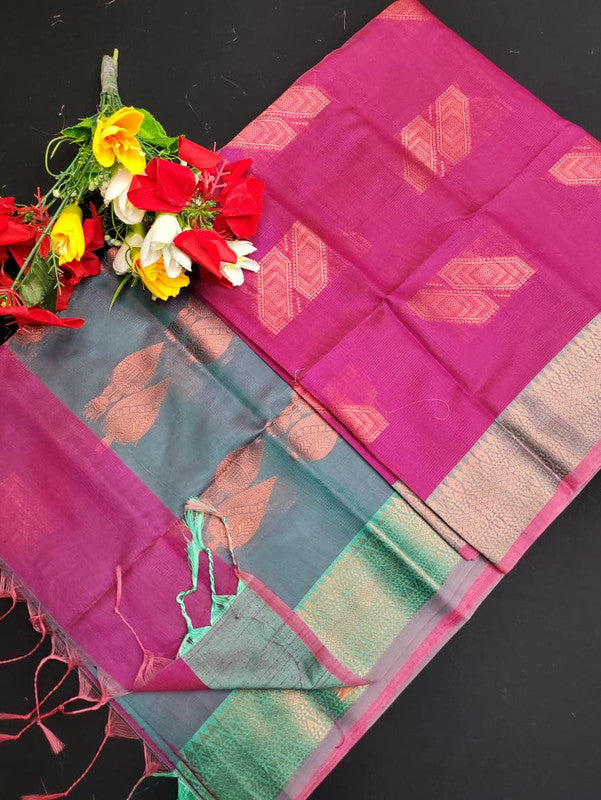 Slub Cotton Saree SLC132