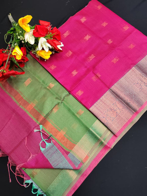 Slub Cotton Saree SLC137