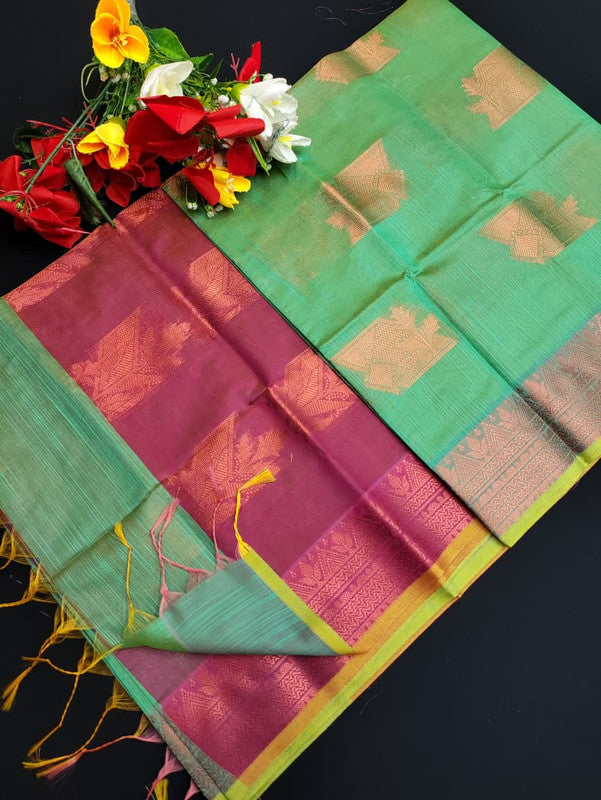Slub Cotton Saree SLC139